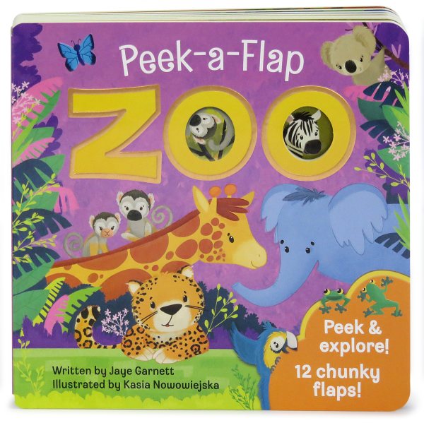 Zoo: Peek-a-Flap Board Book cover