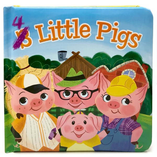 4 Little Pigs: Padded Board Book