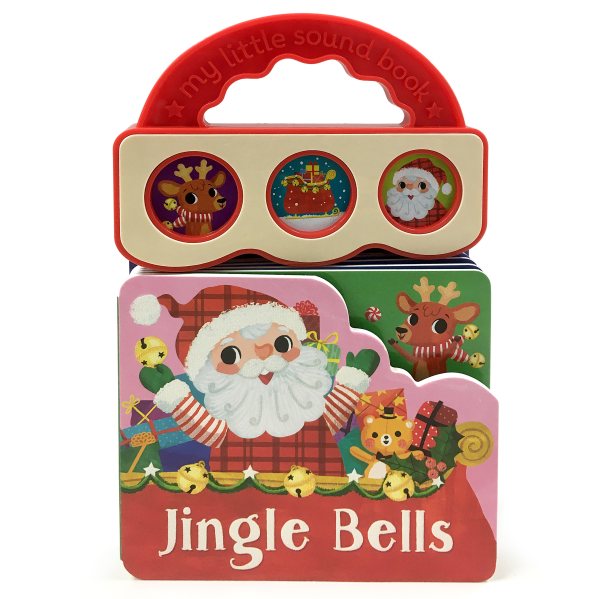 Jingle Bells 3-Button Sound Christmas Board Book for Babies and Toddlers cover