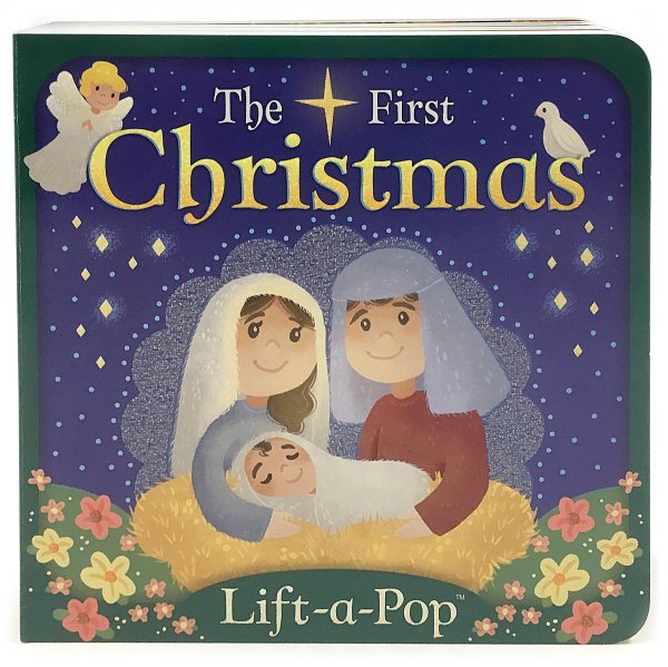 The First Christmas Lift-a-Pop Board Book For Babies and Toddlers cover