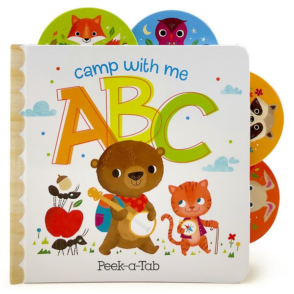 Camp with Me ABCs: Peek-A-Tab Book cover