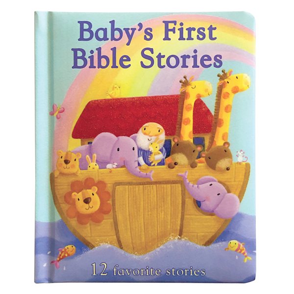 Baby's First Bible Stories Padded Board Book - Gift for Easter, Christmas, Communions, Newborns, Birthdays, Ages 1-6 cover