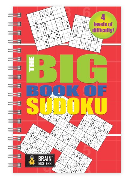 Big Book of Sudoku: Over 500 Puzzles & Solutions, Easy to Hard Puzzles for Adults (Brain Busters) cover