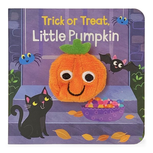 Trick or Treat, Little Pumpkin (Finger Puppet Board Books) (Children's Interactive Finger Puppet Board Book) cover