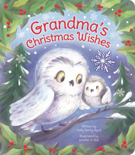 Grandma's Christmas Wishes Keepsake Padded Board Book Children's Gift cover