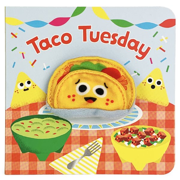 Taco Tuesday Finger Puppet Board Book for Little Taco Lovers, Ages 1-4 (Finger Puppet Book) cover