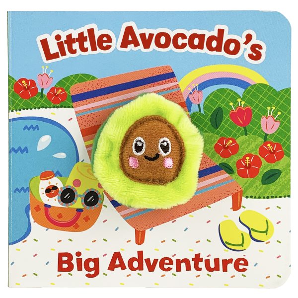 Little Avocado's Big Adventure Finger Puppet Board Book, Gifts for Birthdays, Baby Showers, Little Adventurers, Preschoolers, and More! Ages 1-4 cover