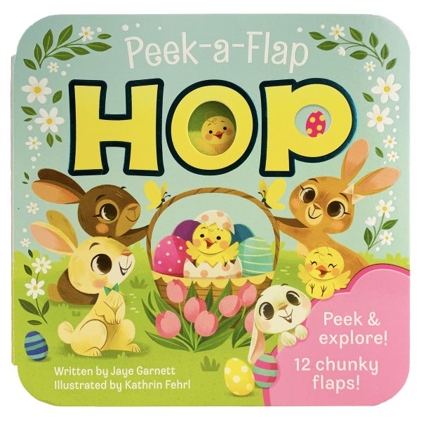 Peek-a-Flap Hop - Children's Lift-a-Flap Board Book Gift for Easter Basket Stuffers, Ages 2-5 (Peek-A-Flap Board Book)