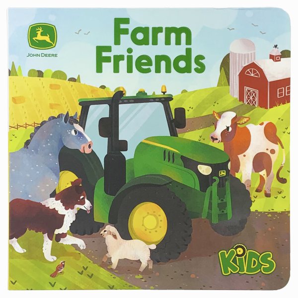 Farm Friends Lift-a-Flap Board Book (John Deere Kids) cover