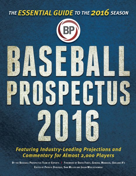 Baseball Prospectus 2016 cover
