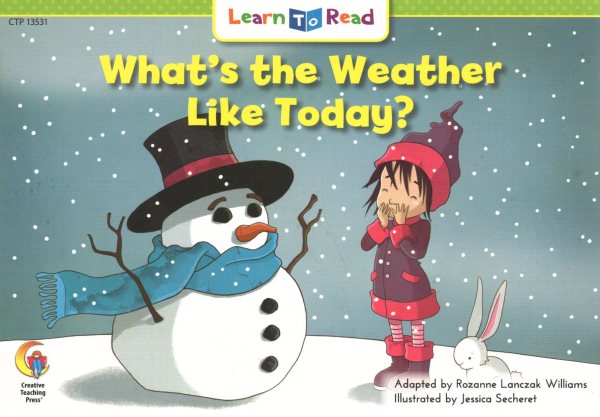 What's the Weather Like Today? (Learn to Read) cover