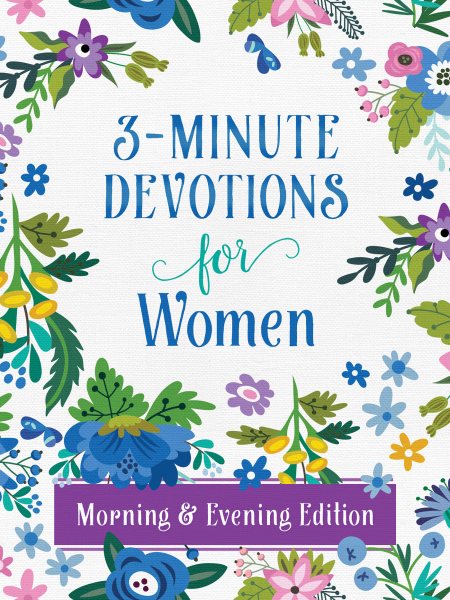 3-Minute Devotions for Women Morning and Evening Edition cover