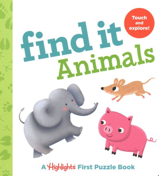 Find It Animals: Baby's First Puzzle Book (Highlights Find It Board Books) cover