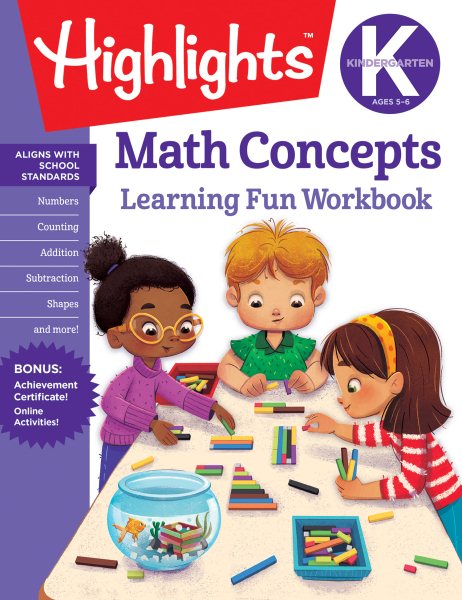 Kindergarten Math Concepts (Highlights Learning Fun Workbooks) cover