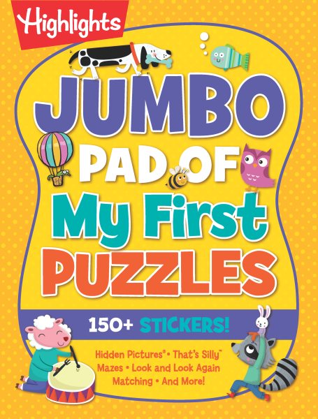 Jumbo Pad of My First Puzzles (Highlights Jumbo Books & Pads) cover