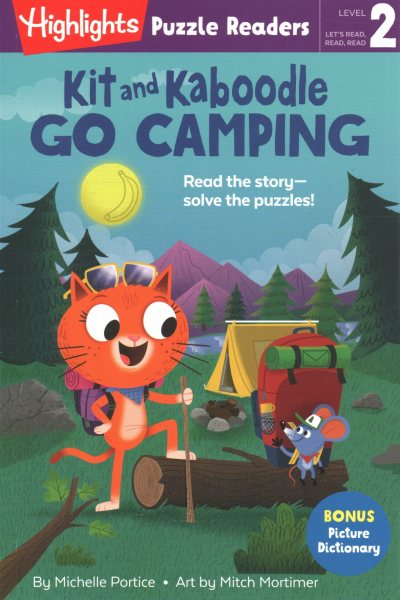 Kit and Kaboodle Go Camping (Highlights Puzzle Readers) cover