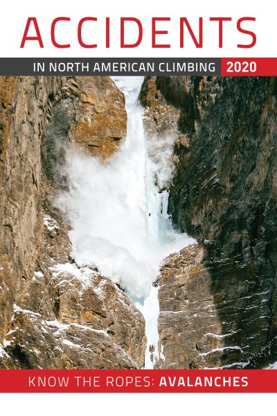Accidents in North American Climbing 2020 cover