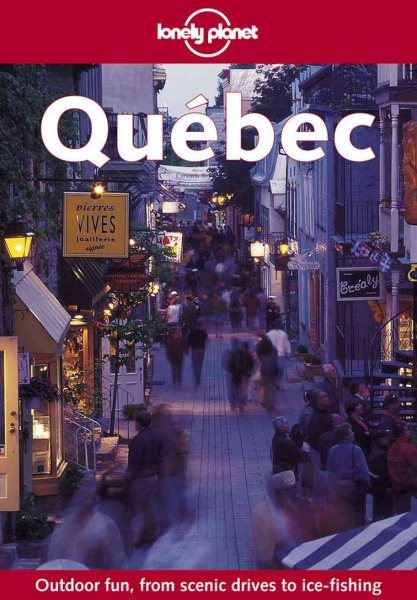 Lonely Planet Quebec cover