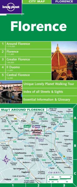 Lonely Planet Florence: City Map (LONELY PLANET CITY MAPS) cover