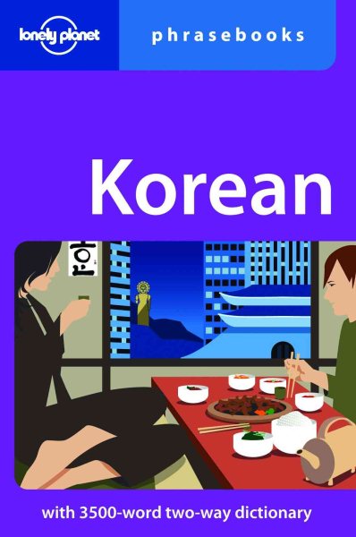 Korean: Lonely Planet Phrasebook cover