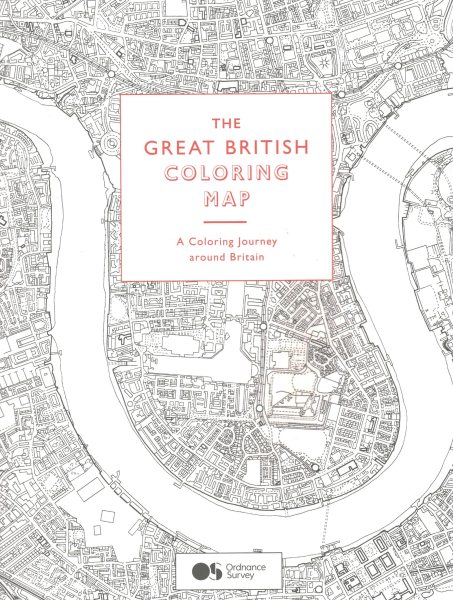 The Great British Coloring Map: A coloring journey around Britain cover