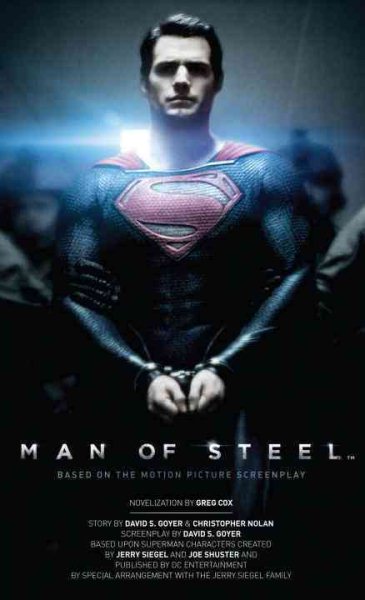 Man of Steel: The Official Movie Novelization cover