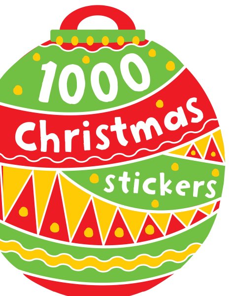 1000 Christmas Stickers cover
