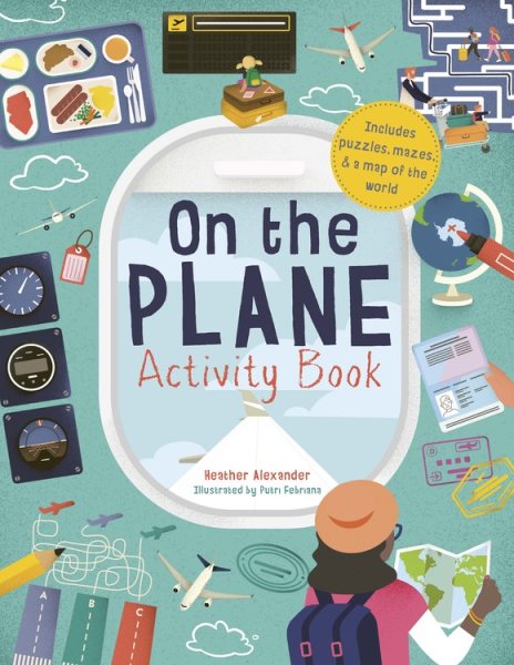 On The Plane Activity Book: Includes puzzles, mazes, dot-to-dots and drawing activities cover