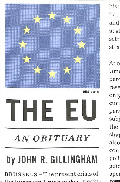 The E.U.: An Obituary cover