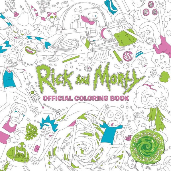 Rick and Morty Official Coloring Book cover
