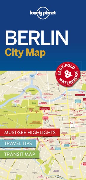 Lonely Planet Berlin City Map 1 cover
