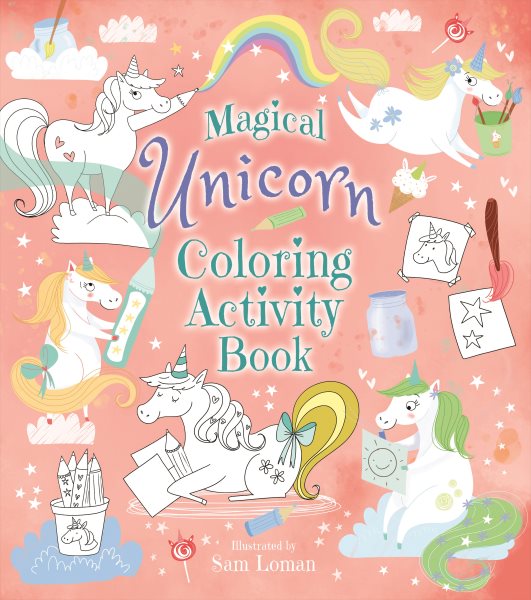 Magical Unicorn Coloring Activity Book cover