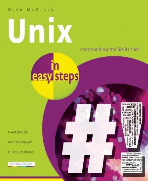 Unix in easy steps cover