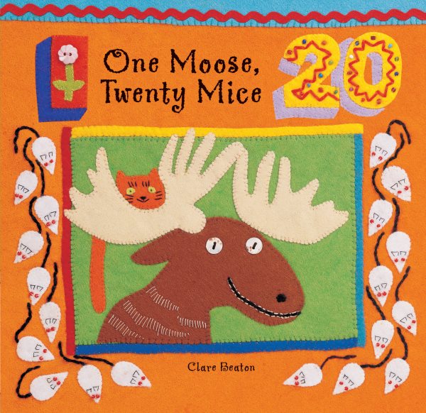 One Moose, Twenty Mice (A Barefoot Board Book)
