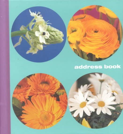 Simple Flowers Address Book cover