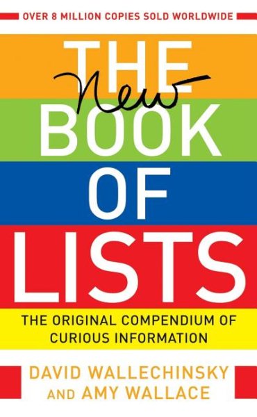 The New Book of Lists: The Original Compendium of Curious Information cover