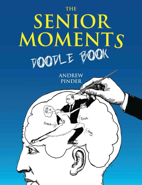 The Senior Moments Doodle Book cover