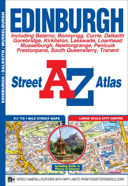 Edinburgh Street Atlas (A-Z Street Atlas) cover