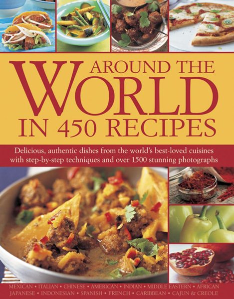 Around the World in 450 Recipes cover