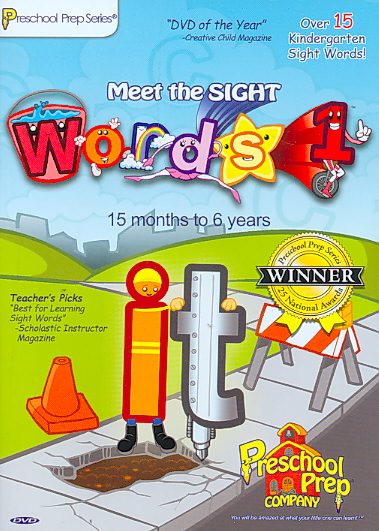 Meet the Sight Words Level 1 DVD cover