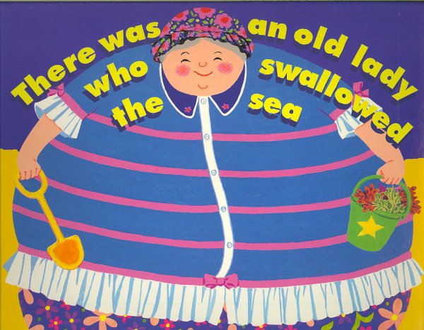 There Was an Old Lady Who Swallowed the Sea (Classic Books with Holes) cover