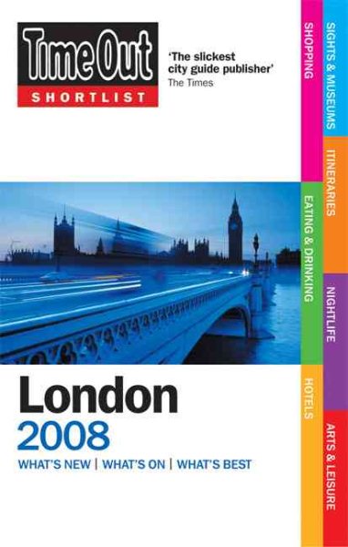 Time Out Shortlist London 2008 cover