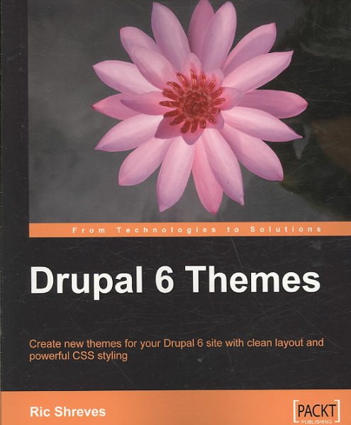 Drupal 6 Themes: Create new themes for your Drupal 6 site with clean layout and powerful CSS styling cover