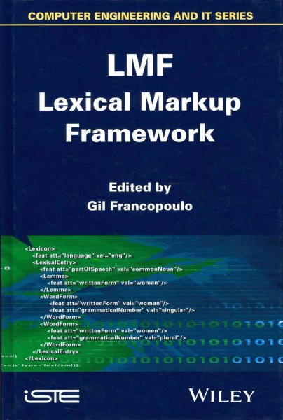 LMF Lexical Markup Framework cover