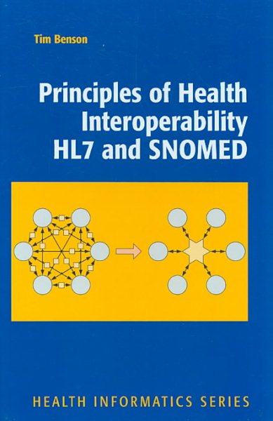 Principles of Health Interoperability HL7 and SNOMED (Health Informatics) cover