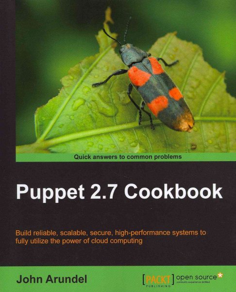 Puppet 2.7 Cookbook cover