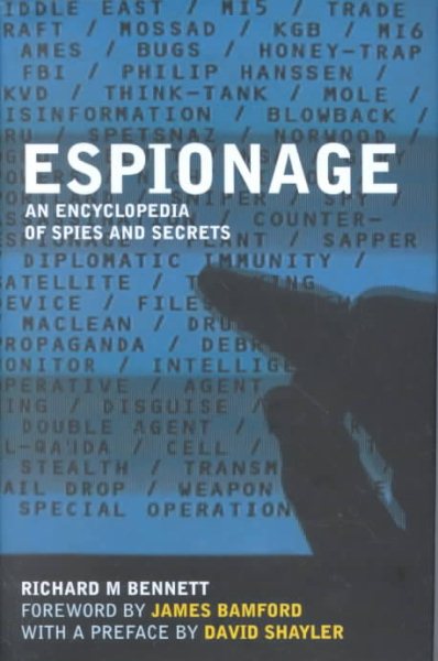 Espionage: An Encyclopedia of Spies and Secrets (Virgin True Crime) cover