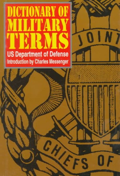 Dictionary of Military Terms: Us Department of Defense cover