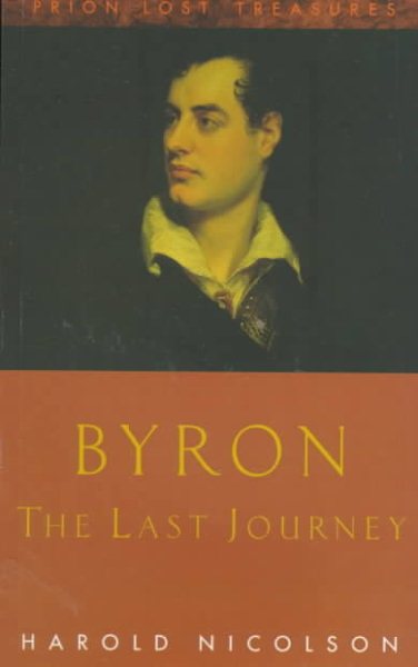 Byron: The Last Journey cover