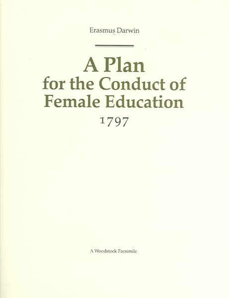 A Plan for the Conduct of Female Education: 1797 (Revolution and Romanticism, 1789-1834) cover